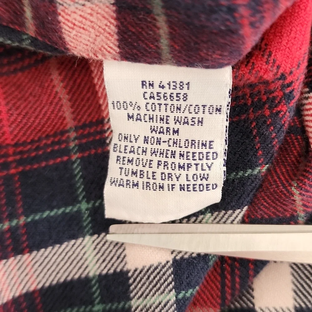 Polo Ralph Lauren‎ Red Plaid Flannel Button-up Shirt Men's Medium